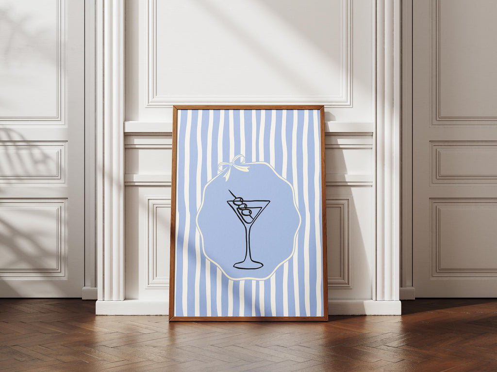 patent wall art set of 3 – martini wall art, disco ball print, lucky scoop, how lucky are we [Digital File]