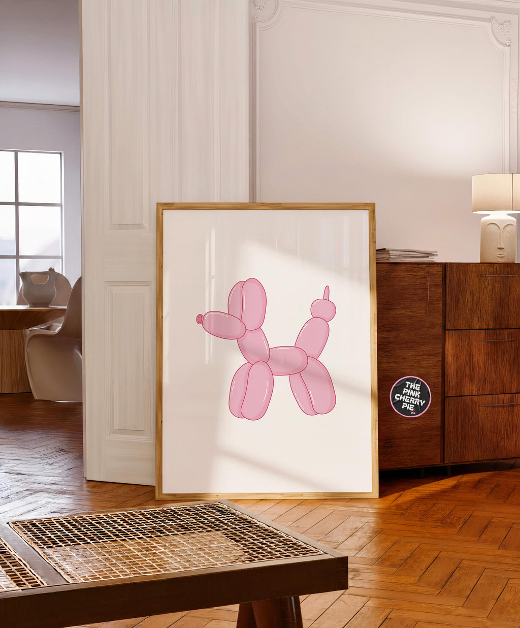 Pink Butterfly Y2K Print, Pink Balloon Dog Print, No Bad Vibes Print - Set of 3 | Trendy Girly Room Decor [Digital Download]
