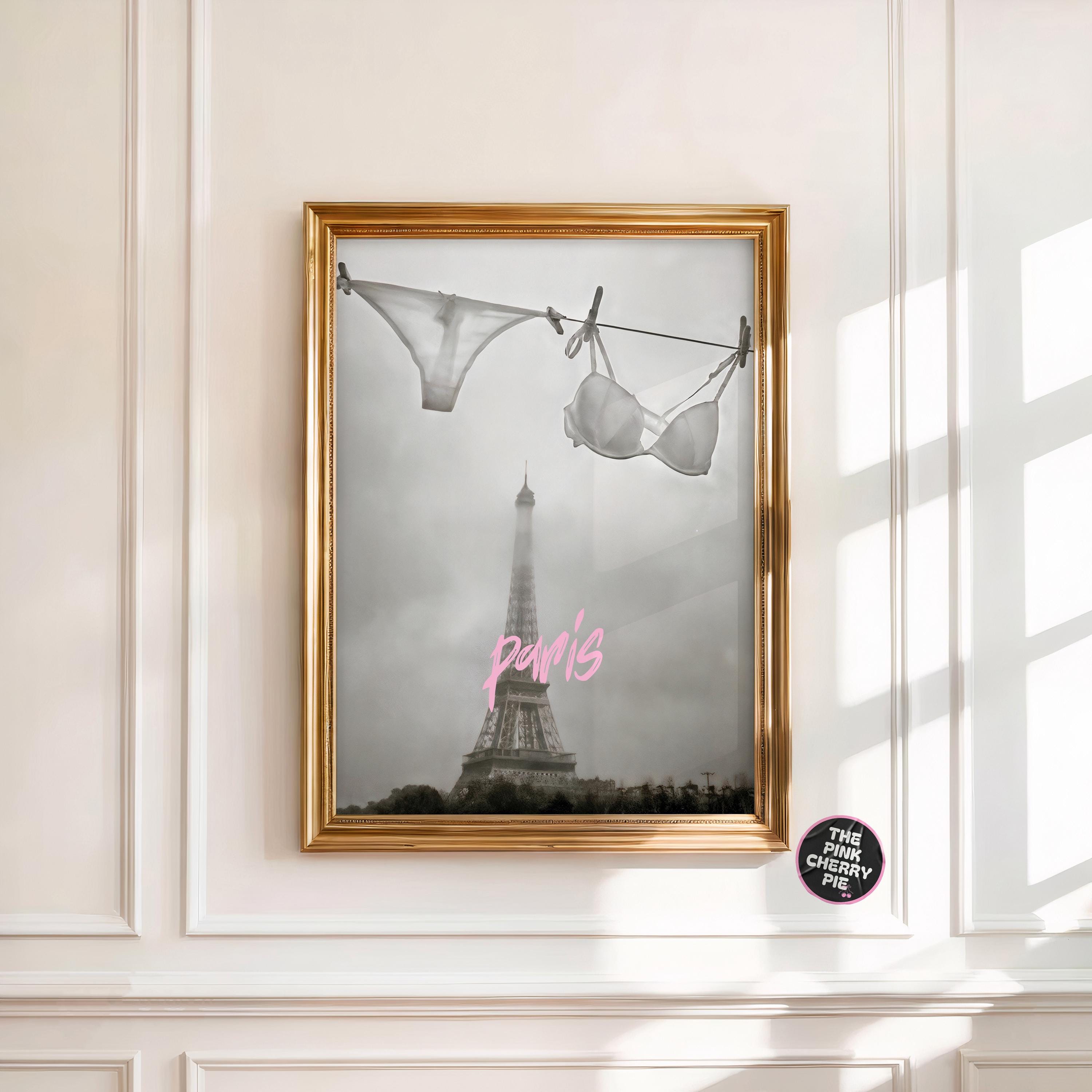 Eiffel Tower Print, Paris Black and White Wall Art, Vintage Print, Photography Prints, Museum Quality Photo Art Print [Digital Download]