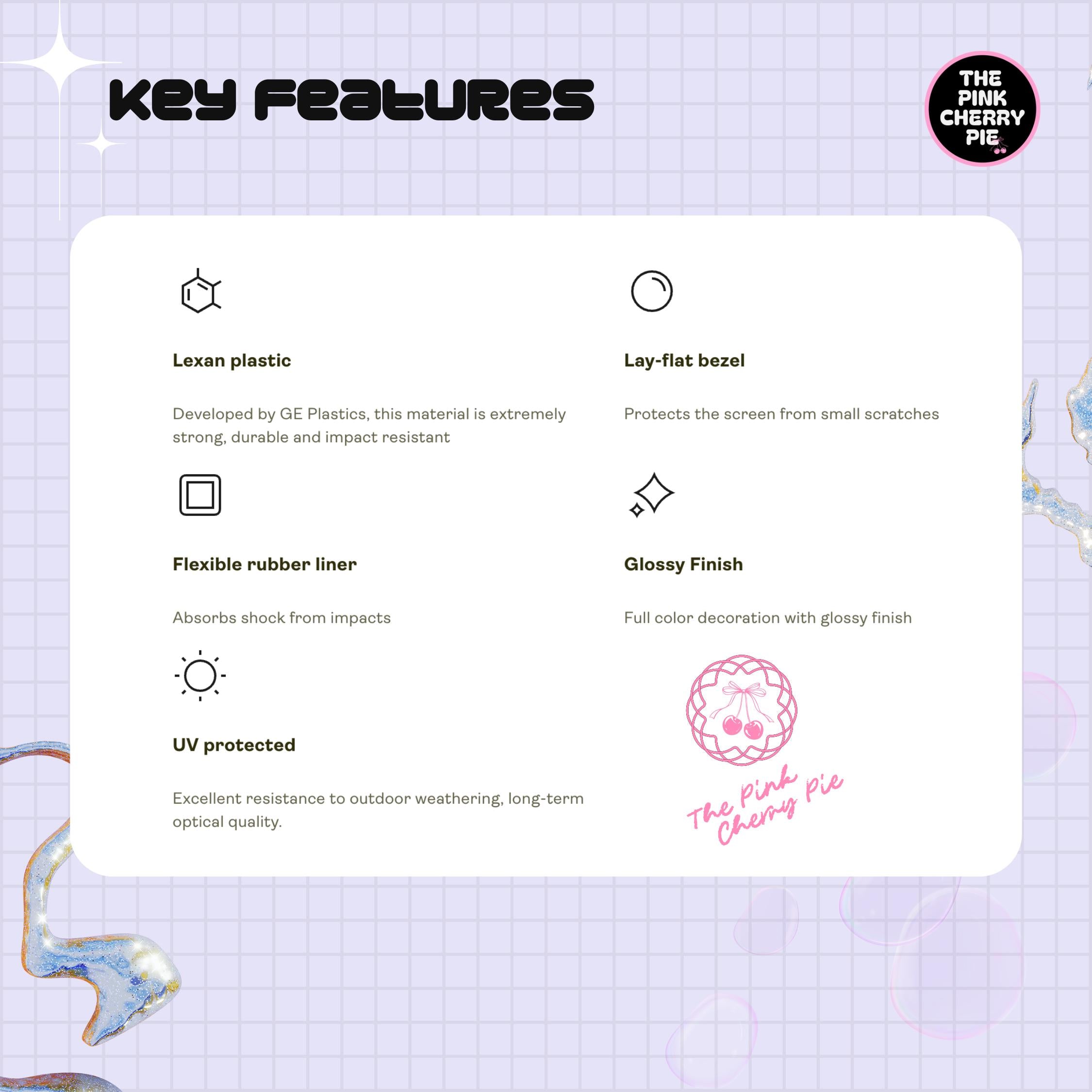 Polka dot phone case, pink phone case, decoden phone case - iPhone 17 Pro Max case, Trendy Retro Y2K Aesthetic Minimal, Girly - Glossy Case