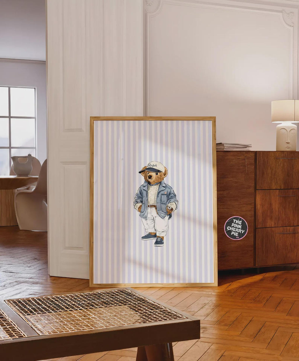 Bear Set of 3 Wall Art Posters, Fashion Magazine Poster, Vintage Fashion Magazine Poster, Old Ralph Lauren - [Digital Files]